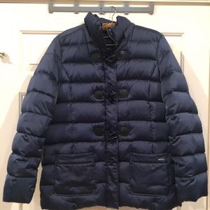Saint James Mademoiselle Blue Puffer Coat
